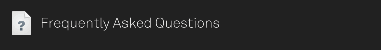 Frequently Asked Questions